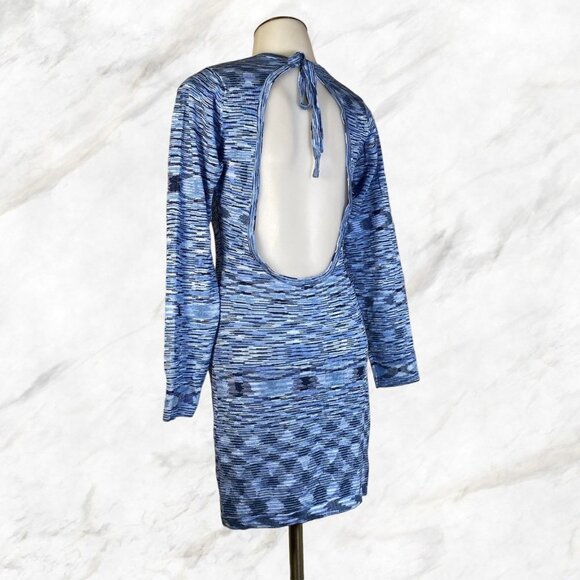 superdown Kennedy Backless Mini Dress in Blue Multi - Picture 3 of 11